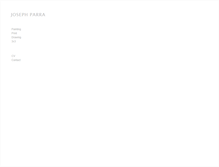 Tablet Screenshot of josephcparra.com
